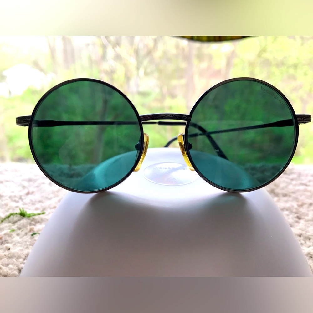 Vintage Bolle 🕶 5502 PCM Green Lens 🖤 Sunglasses 🕶